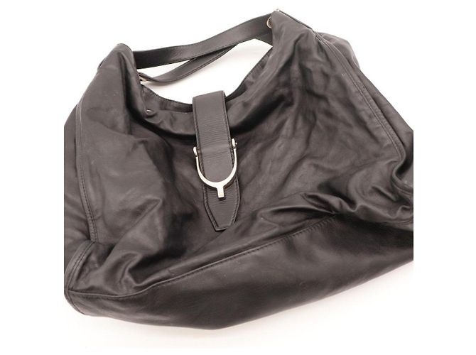 Borsa hobo Gucci in pelle nera Nero - vista 6