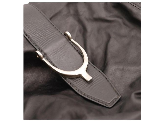 Borsa hobo Gucci in pelle nera Nero - vista 9
