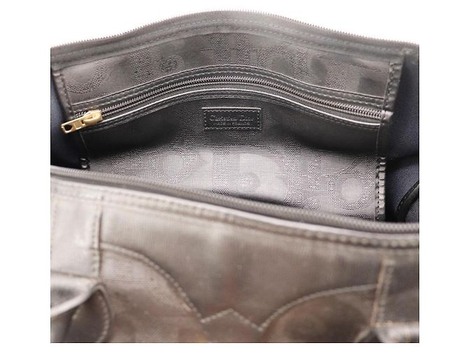 Borsa Boston Monogram Christian Dior Nero - vista 7