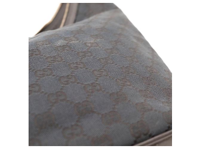 Borsa Hobo Gucci in tela monogram Nero - vista 7