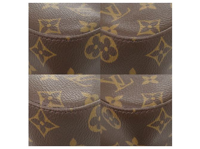 Borsa a tracolla Louis Vuitton Looping GM Monogram Marrone Monogramma - vista 4