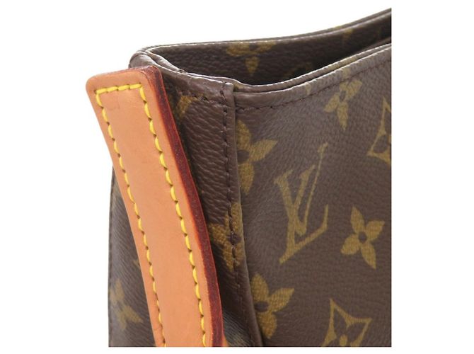 Borsa a tracolla Louis Vuitton Looping GM Monogram Marrone Monogramma - vista 8