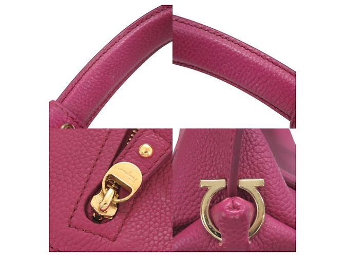 Borsa a tracolla in pelle Sofia Gancini Salvatore Ferragamo Rosa - vista 10