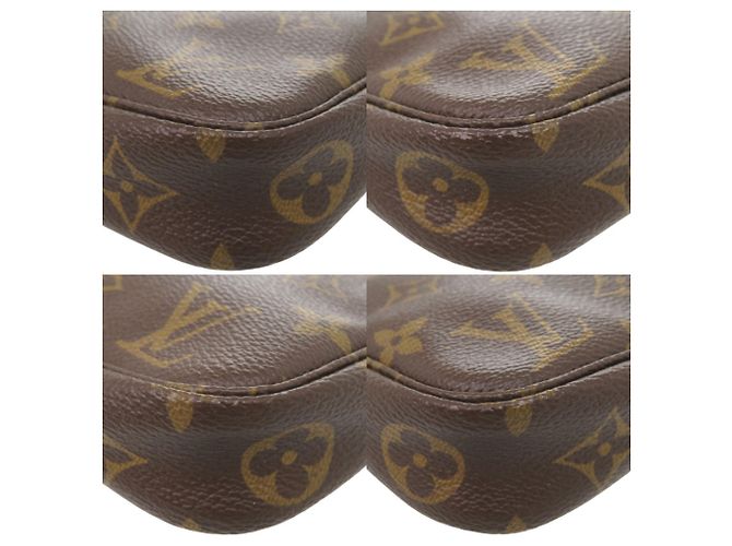 Louis Vuitton Pochette Accessoires Monogram Handbag Marrone Monogramma - vista 5