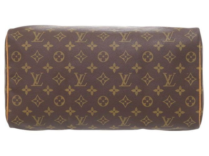 Borsa Louis Vuitton Speedy 35 Monogram Marrone Monogramma - vista 3