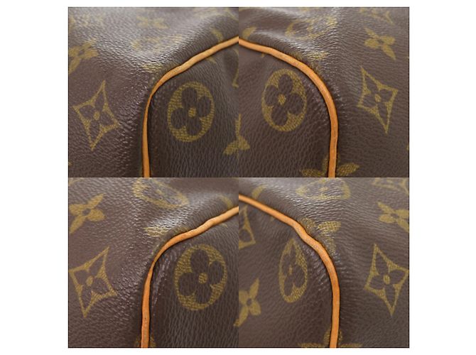 Borsa Louis Vuitton Speedy 35 Monogram Marrone Monogramma - vista 4