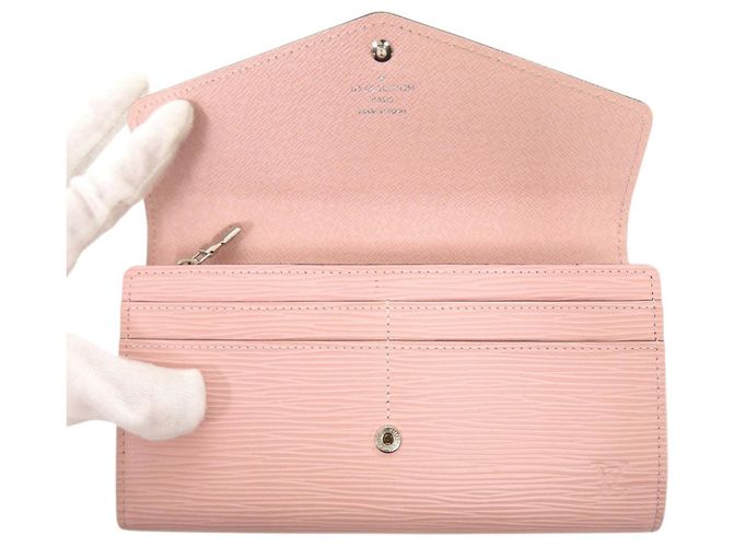 Louis Vuitton Portefeuille Sarah Epi Long Wallet Rosa - vista 4