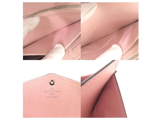 Louis Vuitton Portefeuille Sarah Epi Long Wallet Rosa - vista 7