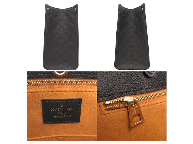 Borsa Tote Louis Vuitton OnTheGo MM Monogram Empreinte Nero - vista 10
