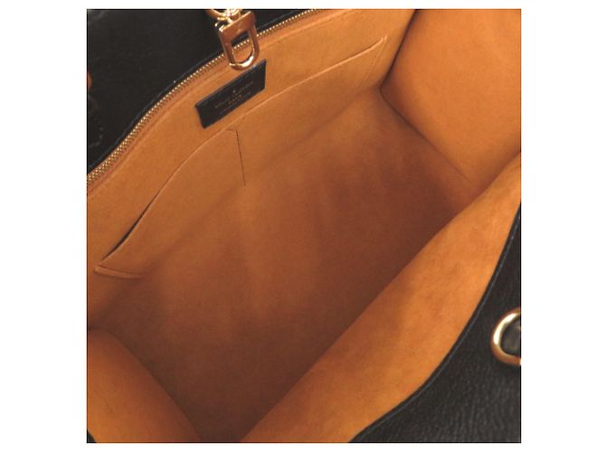 Borsa Tote Louis Vuitton OnTheGo MM Monogram Empreinte Nero - vista 8