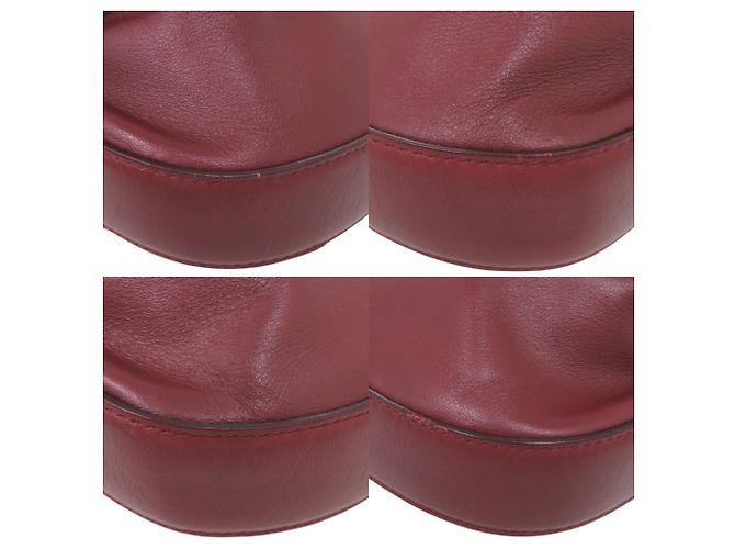 Borsa monospalla Salvatore Ferragamo Vara in pelle Bordeaux Bordò - vista 4