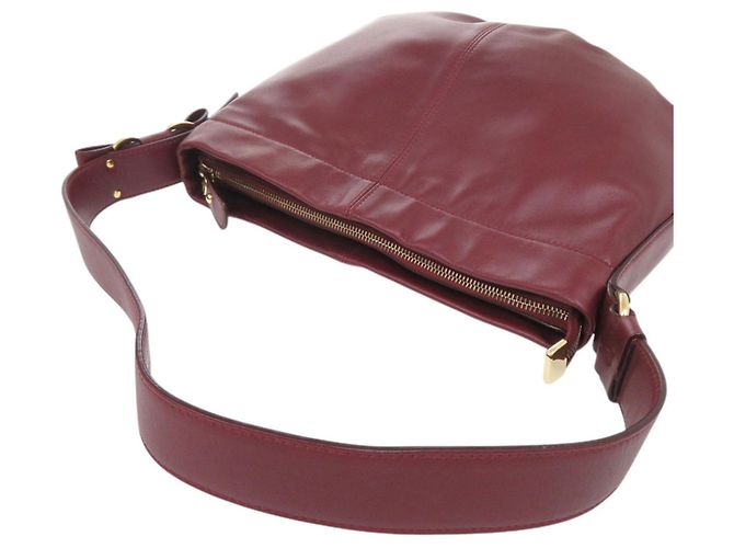 Borsa monospalla Salvatore Ferragamo Vara in pelle Bordeaux Bordò - vista 5
