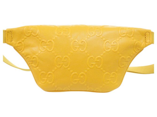 Borsa Sling Gucci in pelle gialla Giallo - vista 3