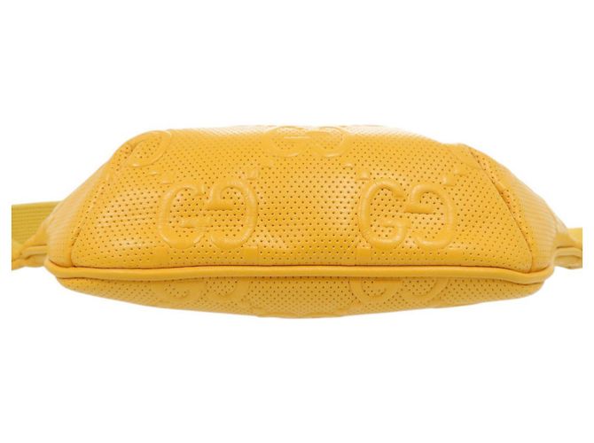 Borsa Sling Gucci in pelle gialla Giallo - vista 4