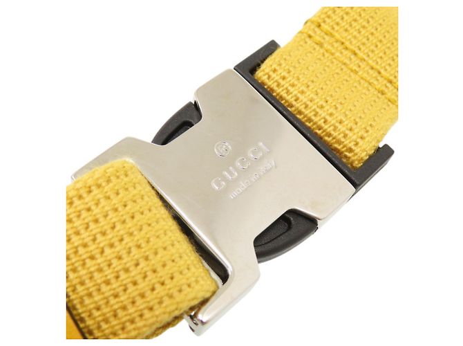 Borsa Sling Gucci in pelle gialla Giallo - vista 7