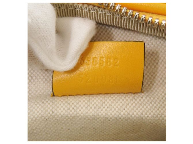 Borsa Sling Gucci in pelle gialla Giallo - vista 9