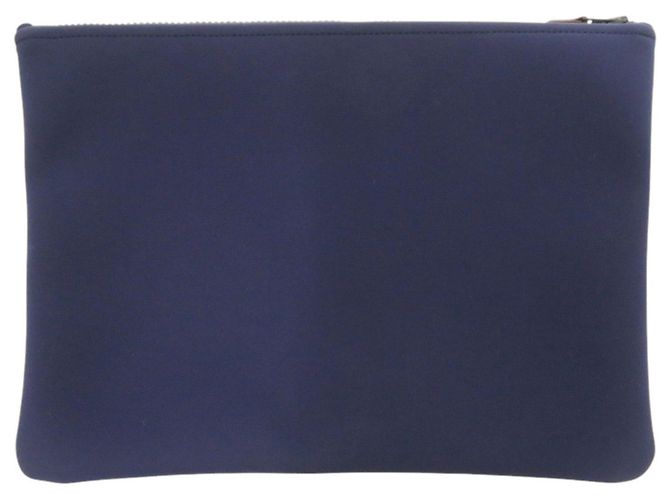 Hermès Borsa pochette Hermes Neoban GM in poliammide Navy Blu navy - vista 2