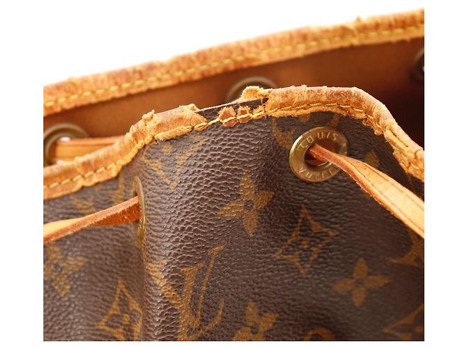 Bolsa Balde Louis Vuitton Monogram Noe Marrom Monograma - vista 12