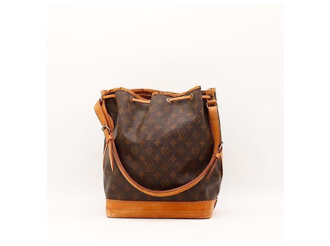 Bolsa Balde Louis Vuitton Monogram Noe Marrom Monograma - vista 3
