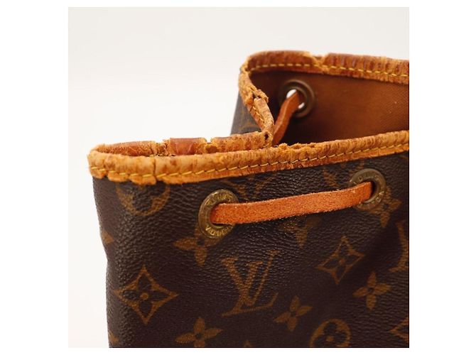Bolsa Balde Louis Vuitton Monogram Noe Marrom Monograma - vista 7