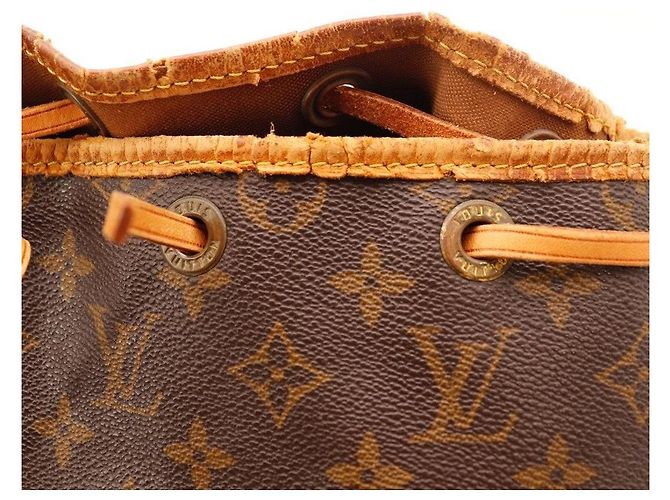 Bolsa Balde Louis Vuitton Monogram Noe Marrom Monograma - vista 8