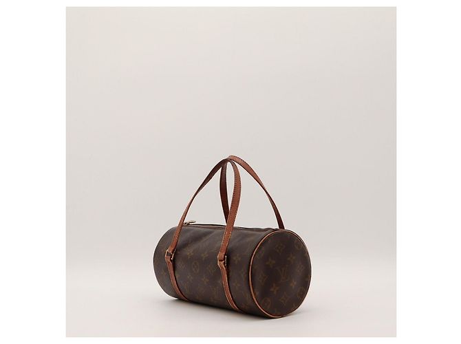 Borsa Louis Vuitton Monogram Papillon 30 Marrone Monogramma - vista 2