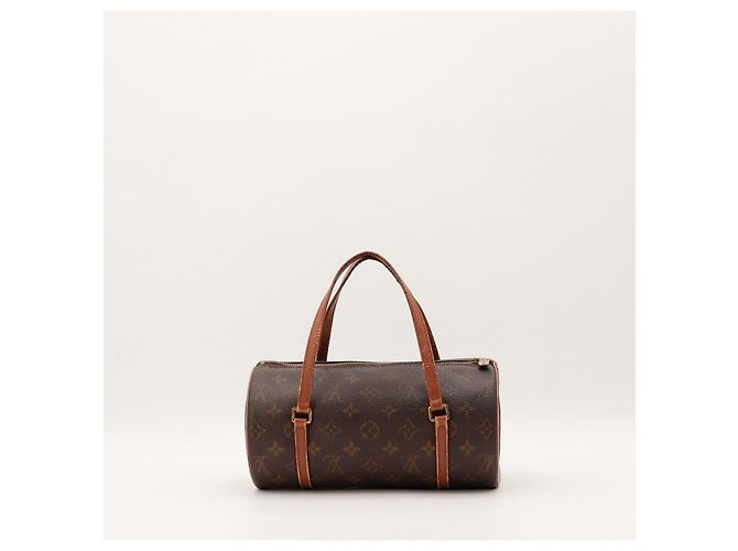 Borsa Louis Vuitton Monogram Papillon 30 Marrone Monogramma - vista 3