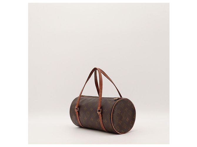 Borsa Louis Vuitton Monogram Papillon 30 Marrone Monogramma - vista 4