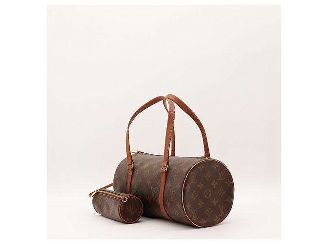 Louis Vuitton Papillon 30 Monogram Canvas Handtasche mit Beutel Braun Monogramm - Ansicht 2