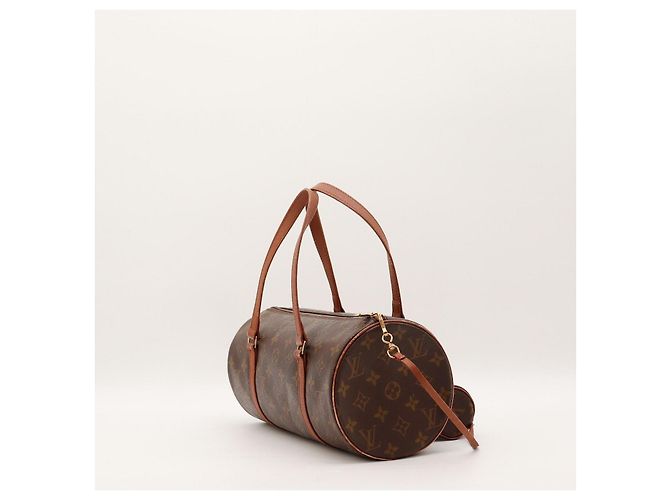 Louis Vuitton Papillon 30 Monogram Canvas Handtasche mit Beutel Braun Monogramm - Ansicht 4