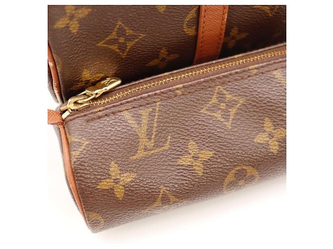 Louis Vuitton Papillon 30 Monogram Canvas Handtasche mit Beutel Braun Monogramm - Ansicht 7