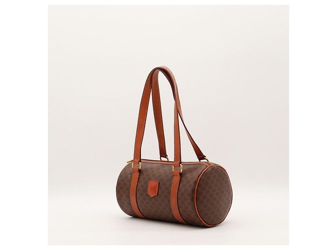 Céline Borsa Boston Celine Monogram Marrone Monogramma - vista 2