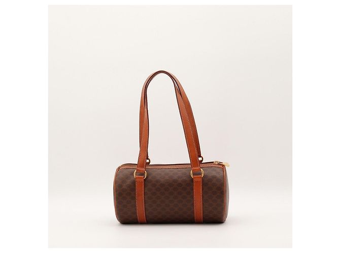 Céline Borsa Boston Celine Monogram Marrone Monogramma - vista 3