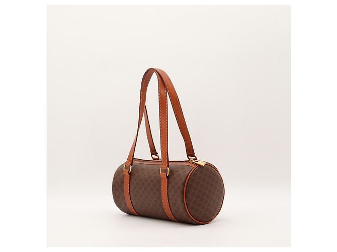 Céline Borsa Boston Celine Monogram Marrone Monogramma - vista 4