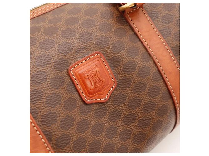 Céline Borsa Boston Celine Monogram Marrone Monogramma - vista 8