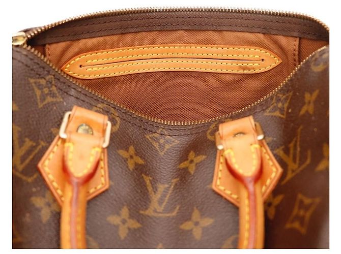 Borsa a mano Louis Vuitton Speedy 30 Monogram Canvas Marrone Monogramma - vista 7