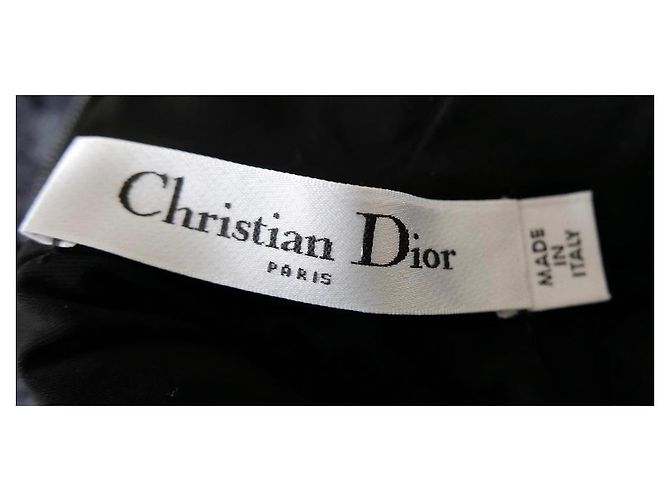 Christian Dior x Raf Simons Pre-Fall 2015 Pailletten-Top Dunkelblau - Ansicht 8