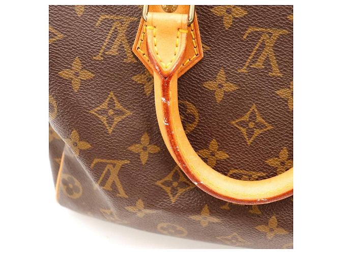 Borsa a mano Louis Vuitton Speedy 30 Monogram Canvas Marrone Monogramma - vista 11