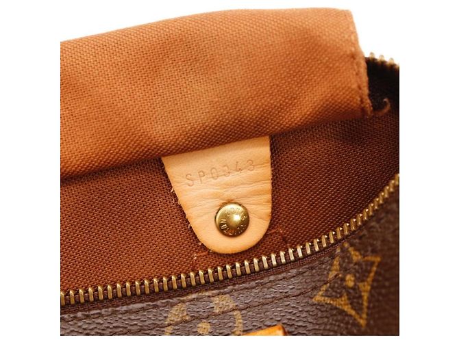 Borsa a mano Louis Vuitton Speedy 30 Monogram Canvas Marrone Monogramma - vista 8