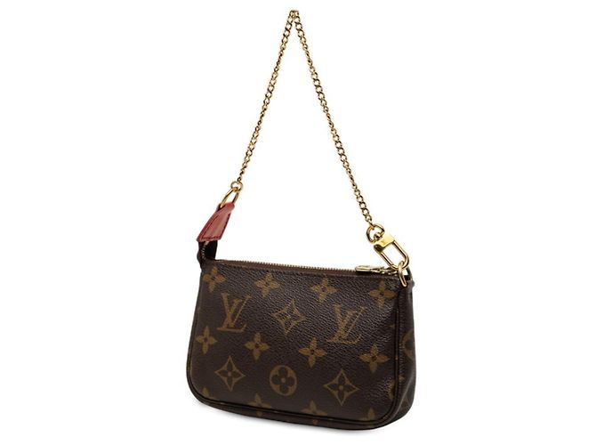 Borsa Louis Vuitton Monogram Vivienne Mini Pochette Accessoires Marrone Multicolore - vista 2
