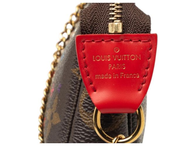 Borsa Louis Vuitton Monogram Vivienne Mini Pochette Accessoires Marrone Multicolore - vista 5