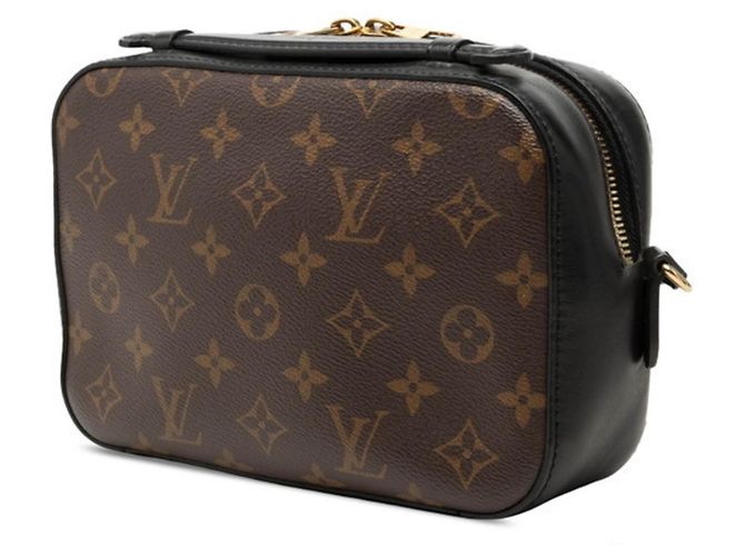 Borsa a mano/Borsa a tracolla Louis Vuitton Monogram Saint-Onge Marrone Nero - vista 2