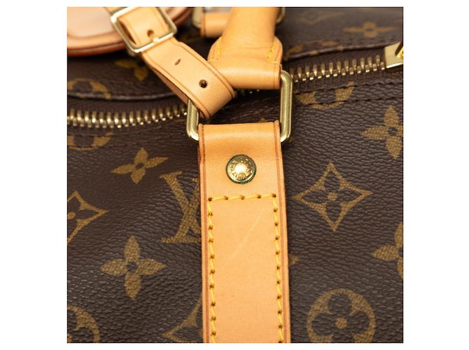 Borsa Boston Louis Vuitton Monogram Keepall 55 Marrone - vista 5