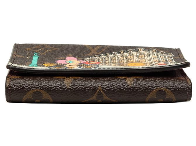 Portafoglio tri-fold Louis Vuitton Monogram Vivienne Marrone Rosa - vista 3