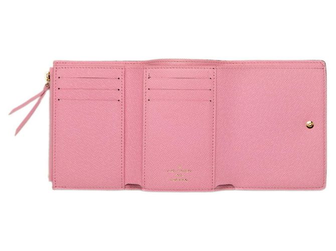 Portafoglio tri-fold Louis Vuitton Monogram Vivienne Marrone Rosa - vista 4