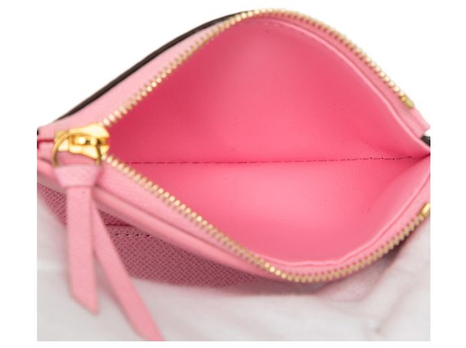 Portafoglio tri-fold Louis Vuitton Monogram Vivienne Marrone Rosa - vista 5