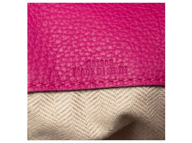 Borsa Tote Loewe Anagram Dunas Rosa - vista 6