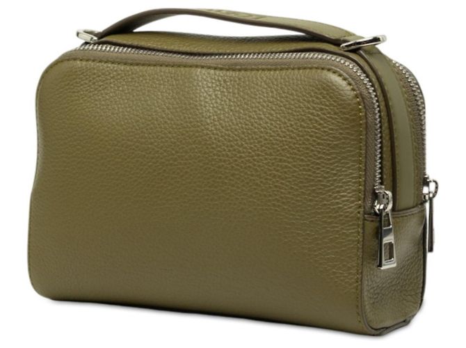 Borsa a tracolla Camera Bag Loewe Anagram Verde Cachi - vista 2