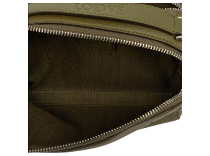 Borsa a tracolla Camera Bag Loewe Anagram Verde Cachi - vista 4