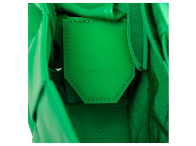 Borsa a tracolla e spalla Bottega Veneta Maxi Intrecciato Cassette Verde - vista 5